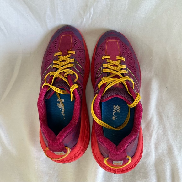 Womens Hoka One One Speedgoat 2 Trail Running Shoes size 8.5 Purple - Picture 4 of 10